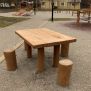 Miniaturka Table Nature with 4 stools (3)