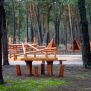 Miniaturka Table Nature with 4 stools (4)